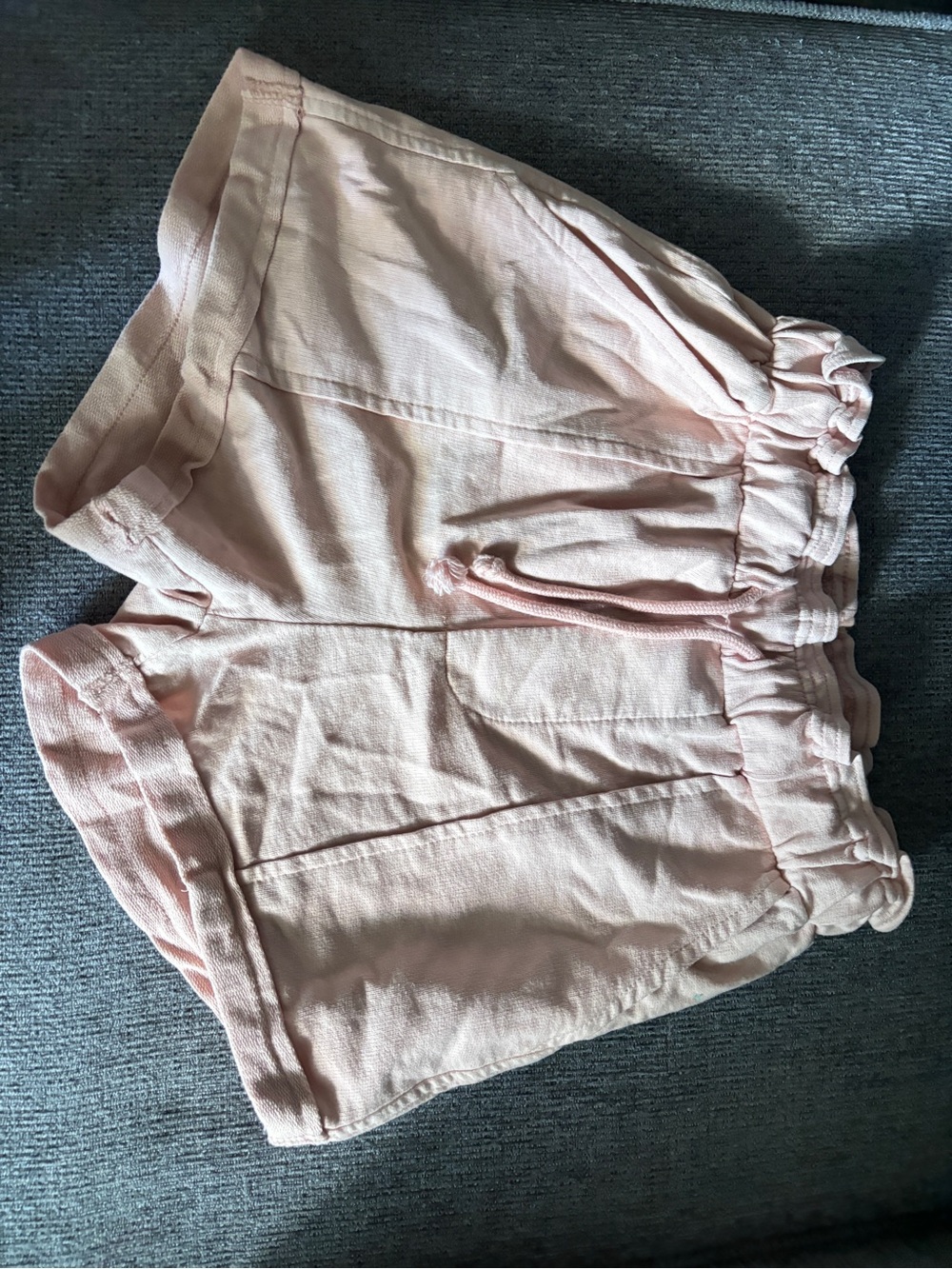 Light Pink Women's Drawstring Waist Shorts